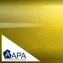APA matte metallic gold adhesive film made in Italy car