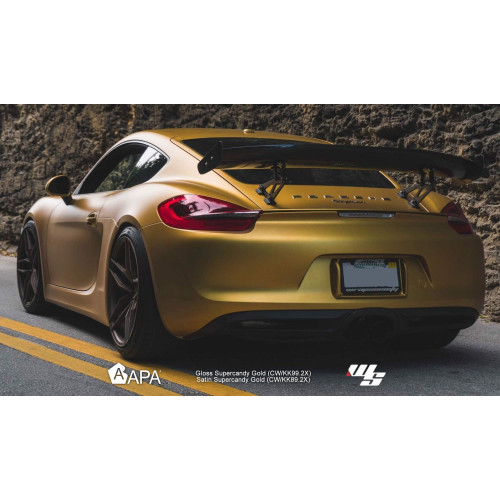 Pellicola adesiva metallizzato opaco gold APA made in Italy car