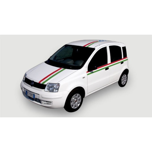 Italian flag vinyl adhesive band for car and motorbike in 5