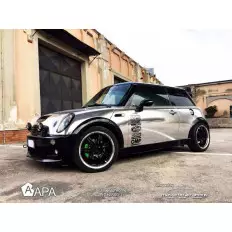 APA goldene Chrom-Spiegelfolie selbstklebend made in Italy Car