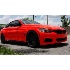 Film adhésif rouge fluo brillant APA made in Italy covering 2