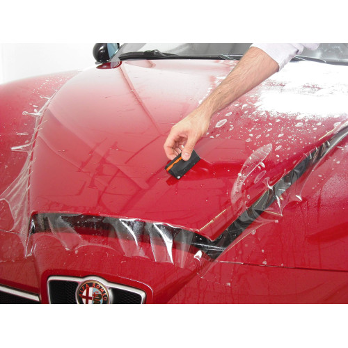 Satin transparent vinyl PU film for painting protection of