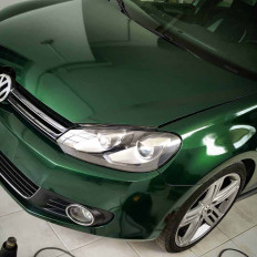 Película adesiva verde britânico metálico brilhante APA made in 2