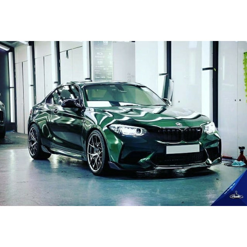 Película adesiva verde britânico metálico brilhante APA made in