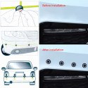 Rubber bumper protection moldable round anti-collision 10 pcs