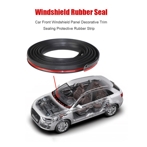 4M adhesive rubber seal for front and rear windshield exterior
