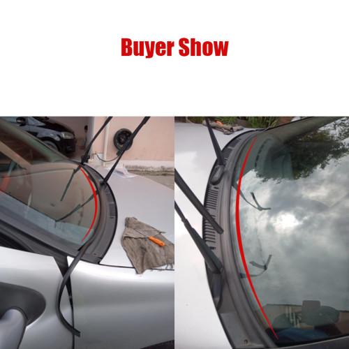 4M adhesive rubber seal for front and rear windshield exterior