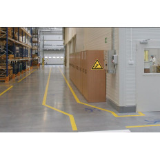 Panneaux adhésifs ISO 7010 "Surface glissante" - W011 Vente en 2