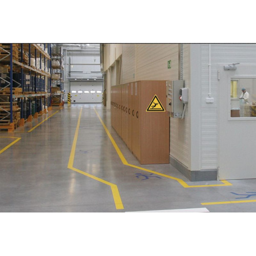 ISO 7010 Adhesive Signs "Slippery Surface" - W011 Best Price