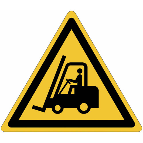Señales adhesivas ISO 7010 "Paso de carros" - W014 Mejor