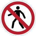 Cartelli di divieto ISO 7010 "Vietato ai pedoni" - P004 Miglior