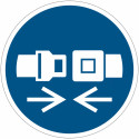 ISO 7010 Gebotszeichen "Sicherheitsgurt anlegen" - M020 Bester