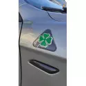 Coppia Adesivi in resina per parafango Quadrifoglio per Alfa