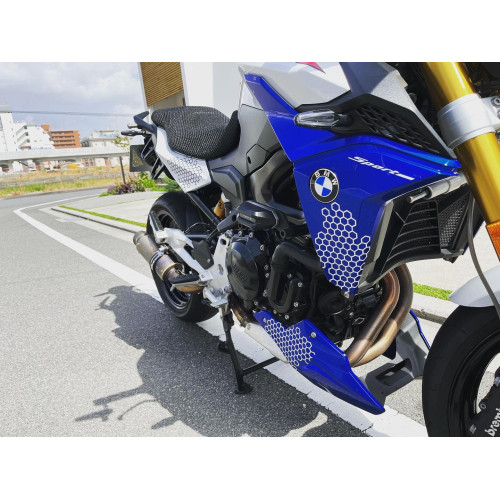 Autocolantes Honeycomb decalques para carros de moto em três