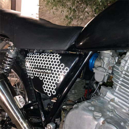 Adesivi a nido d'ape decalcomanie per auto moto in tre colori