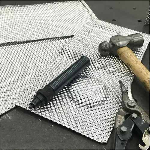 Thermopaneel aus schwer entflammbarem geprägtem Aluminium