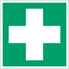 ISO 7010 "First Aid" adhesive panel - E003 Best Price, shop