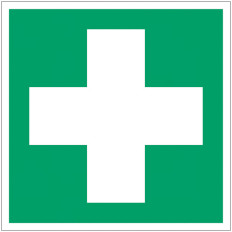 Panneau adhésif ISO 7010 "Premiers Secours" - E003 Vente en