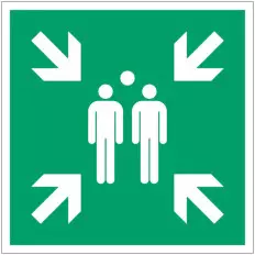 ISO 7010 adhesive panel "Meeting point" - E007 Best Price