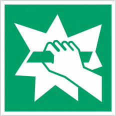 Painel adesivo ISO 7010 “Quebrar para acessar” - E008 Melhor