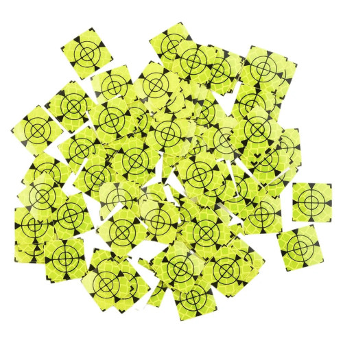 Fluoreszierende reflektierende Zielaufkleber 20/30/40/50/60mm