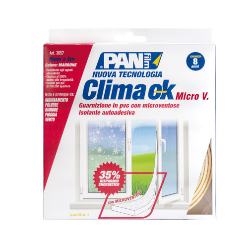 Joint isolant en PVC avec micro-ventouses pour portes et