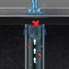 Filtre de douche cheveux jetable en ruban adhésif 70mm x 5m 2