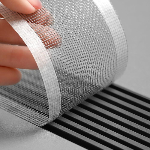 Filtro de chuveiro para cabelos descartável em fita adesiva