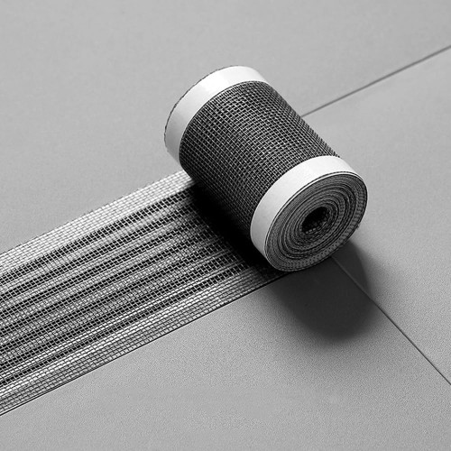 Filtro de ducha para cabellos desechable en cinta adhesiva 70mm
