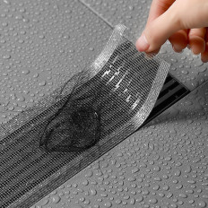 Einweg-Duschfilterband für Haare selbstklebend 70mm x 5m Bester