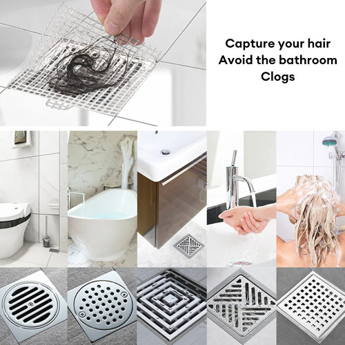 Filtre de douche cheveux jetable en ruban adhésif 70mm x 5m