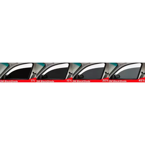 Pellicola omologata ABG oscuramento Vetri Auto serie Black