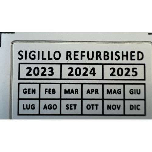 42 adesivi antieffrazione antirimozione REFURBISHED con data e