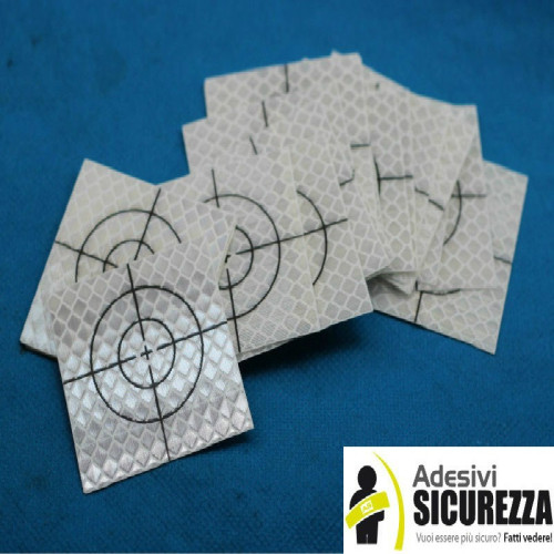 Autocollants réfléchissants avec croix de cible – 20 pièces