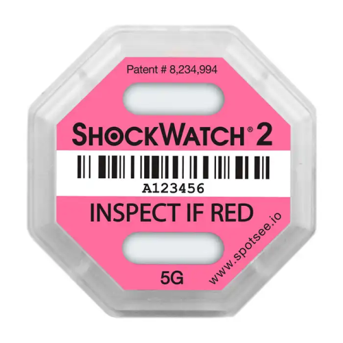 10 Indicatori di Impatto verticale bidirezionale Shockwatch 2