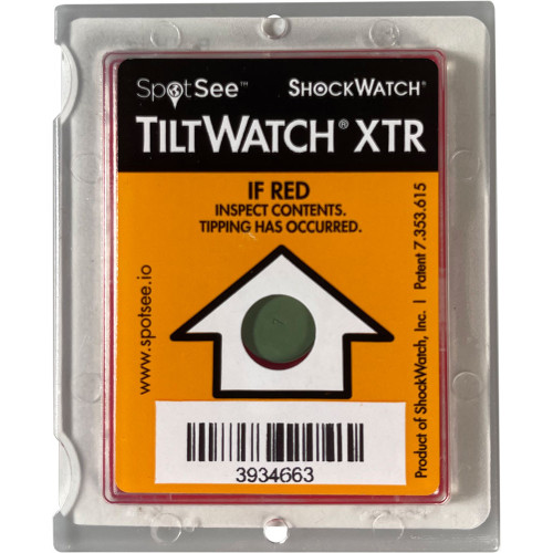 Étiquette indicatrice d’inclinaison TiltWatch XTR lot de 10