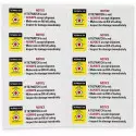 Étiquette indicatrice d’inclinaison TiltWatch XTR lot de 10