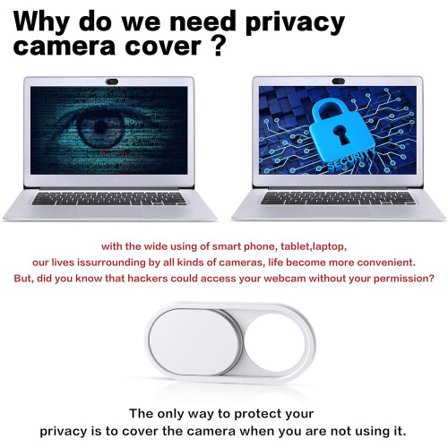 Webcam cover for MacBook, laptop, iMac, iPad, PC, iPhone