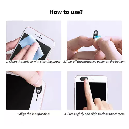 Webcam cover for MacBook, laptop, iMac, iPad, PC, iPhone