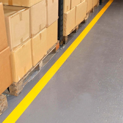 Fita autoadesiva para marcação de piso Permastripe com PVC