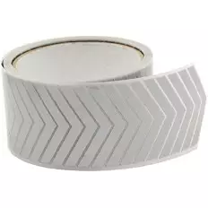 Nastro rifrangente silver termosaldabile a mini frecce - 50mm x