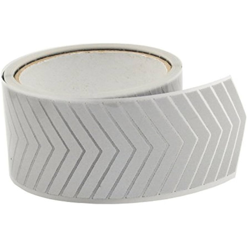 Heat-sealable Reflective Mini Chevron Decorative Art Tape -