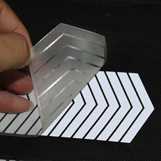 Heat-sealable Reflective Mini Chevron Decorative Art Tape - 2