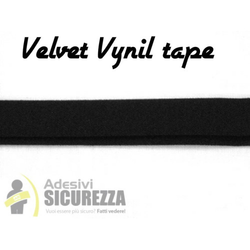 Black velvet adhesive tape for wrapping and decorative films