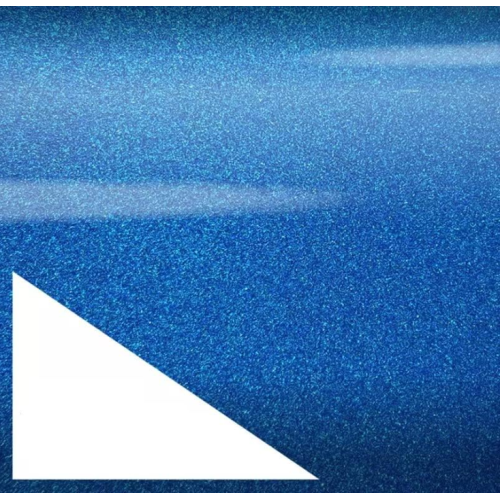 Película adesiva azul fosca metálica APA fabricada na Itália