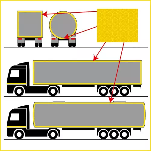 3M™ Diamond Grade 997 type-tested retro reflective adhesive