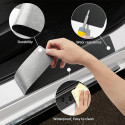 4 carbon-fiber scratch-resistant protective stickers for car