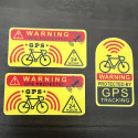 Adesivos GPS para bicicleta com efeito antifurto que alertam