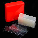 Boîte réutilisable transparente double face 60 pièces extra
