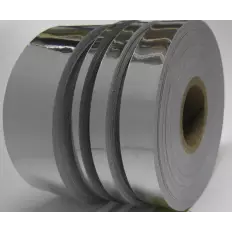 Cinta adhesiva de vinilo decorativo cromo en varios tamaños